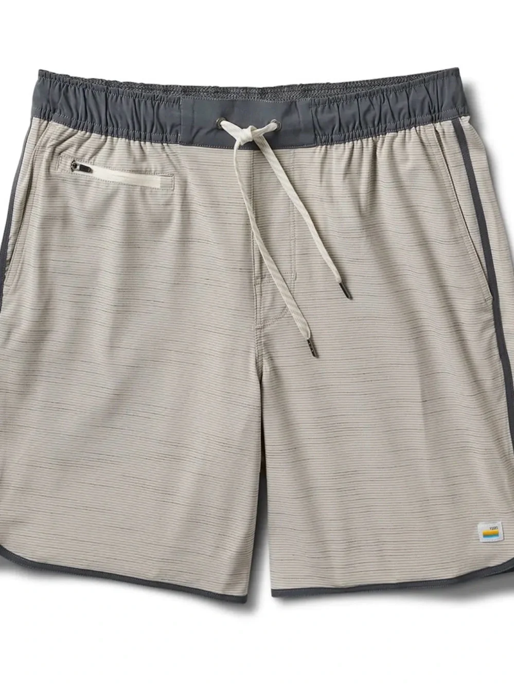 Vuori Banks Short Platinum Micro Stripe
